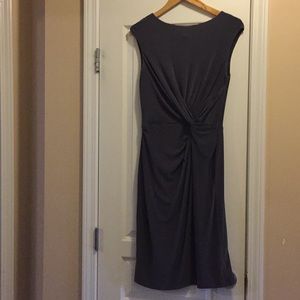 Ralph Lauren Gray gathered waist dress